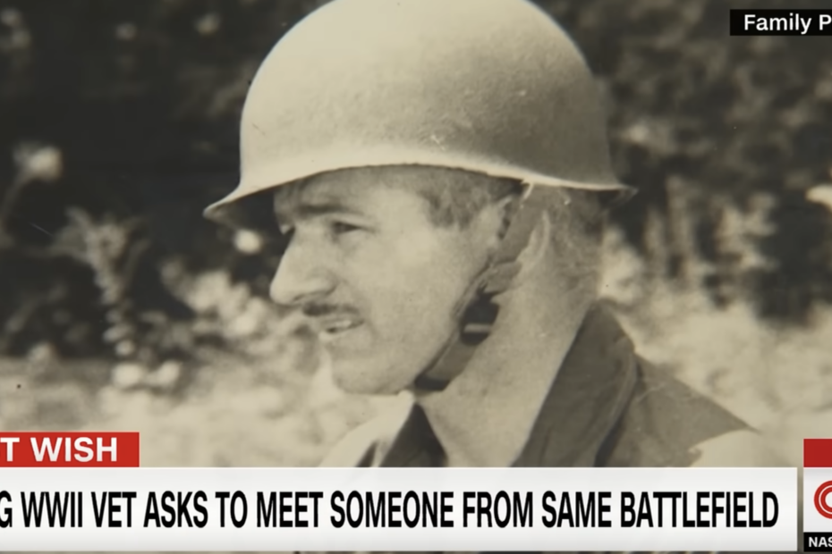 Dying WWII Vet asks to meet someone from same battlefield screenshot from CNN story